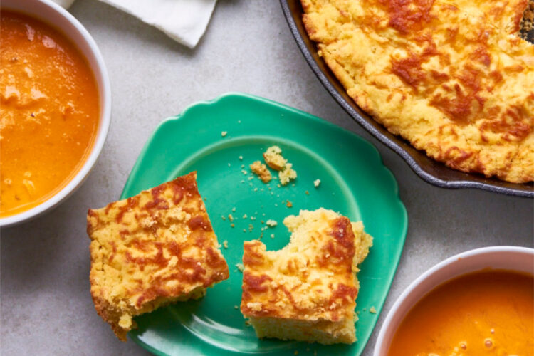 Food for Thought: This Thanksgiving, don't forget the cornbread, and here's a nicely cheesy version